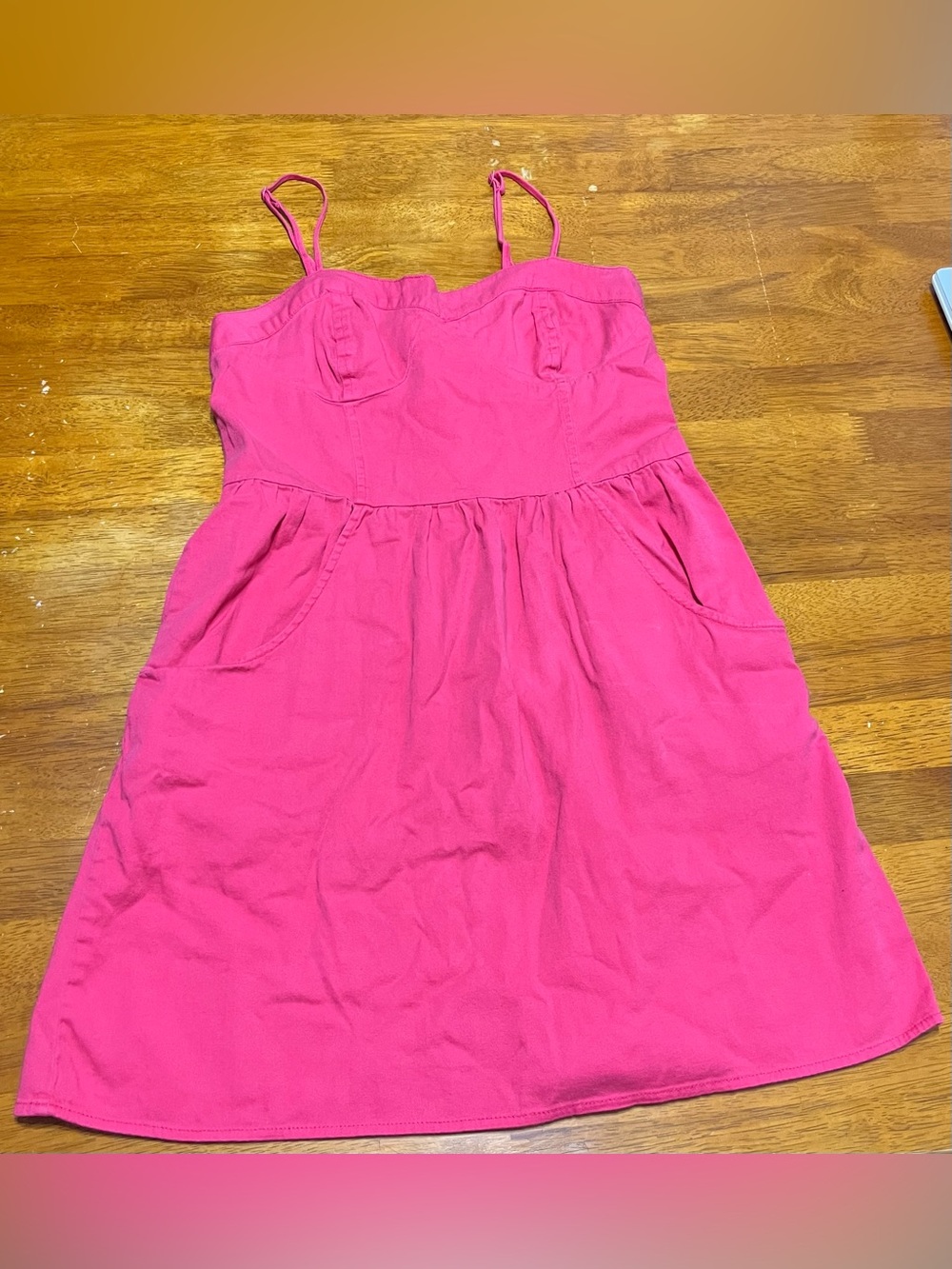 Mossimo Supply Co. pink sweetheart cami mini dress size S/P